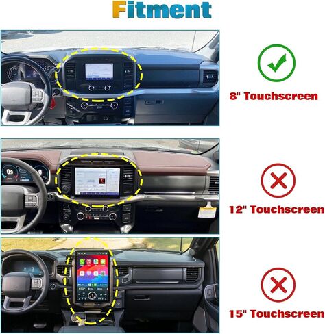 x xotic tech Center Console Dashboard Die-Cut Antiskid Overlay Decor Cover Sunshield Sun Glare Protector Dash Mat Carpet Pad Black Compatible with Ford F150 2009-2014 in Saudi Arabia