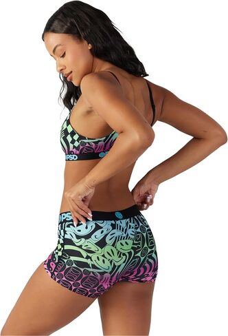 PSD Women's Cheetah Dye Boy Shorts, Multi, XL in Saudi Arabia