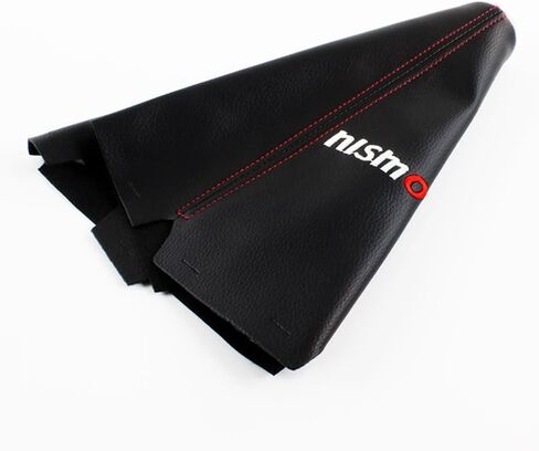 Universal JDM Bride RECARO Gradation Shift Boot Cover, Carbon Fiber Style PU Leather Hyper Fabric Shifter Manual/Auto Shift Knob Boot Dust Cover (RECARO/Black) in Saudi Arabia