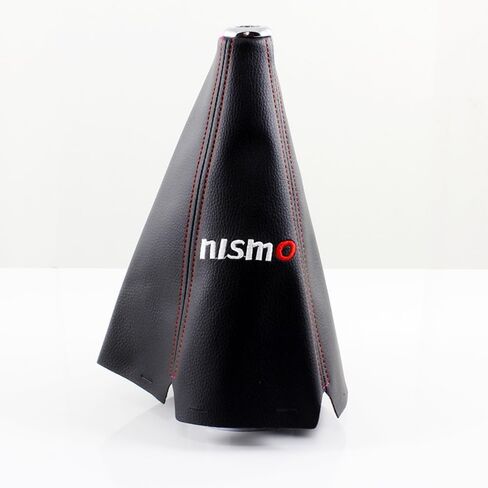 Universal JDM Bride RECARO Gradation Shift Boot Cover, Carbon Fiber Style PU Leather Hyper Fabric Shifter Manual/Auto Shift Knob Boot Dust Cover (RECARO/Black) in Saudi Arabia