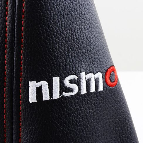 Universal JDM Bride RECARO Gradation Shift Boot Cover, Carbon Fiber Style PU Leather Hyper Fabric Shifter Manual/Auto Shift Knob Boot Dust Cover (RECARO/Black) in Saudi Arabia