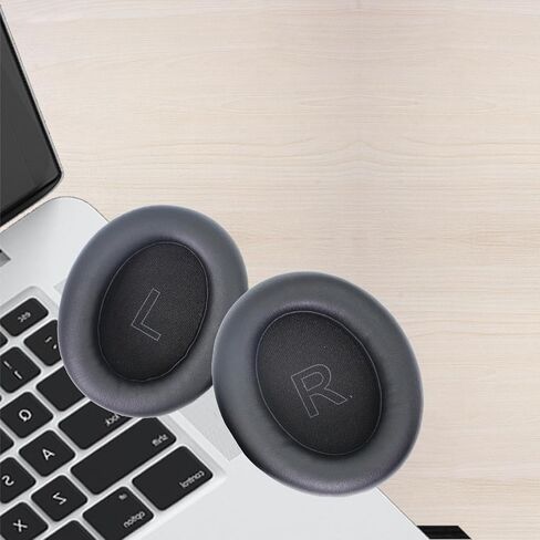 Replacement LifeQ10 Ear Pads, Compatible with Anker Soundcore Life Q10 / Q10 BT/Life 2 NEO Bluetooth Headphone Pads, Made of Soft Protein Leather and Memory Foam (Blue + Orange) in Kuwait