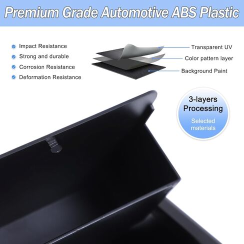 Aunginsy Car Armrest Hidden Storage Box Compatible with L-EXUS GX550 2024 2025 Center Console Armrest Handrail Privacy Storage Box Organizer Tray ABS Insert Pallet Manager Fit GX 550h Accessories in Saudi Arabia