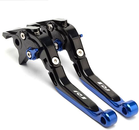 Brake Clutch Levers for Yamaha YZFR1 YZF-R1 R1M R1S 2015-2024 Motorcycle Adjustable Folding Extending Control Handles (Black) in Saudi Arabia