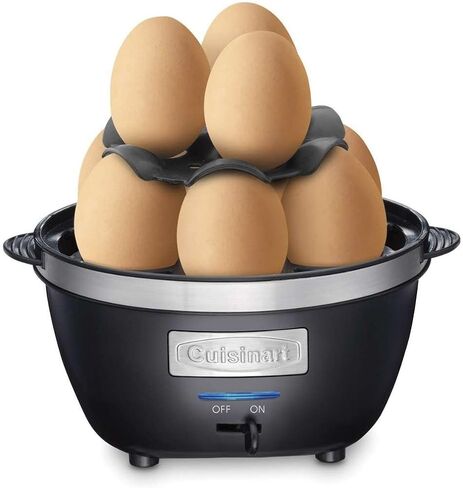 طباخ بيض Cuisinart ، حزمة من الفولاذ المقاوم للصدأ المصقول مع معالج طعام Cuisinart ، Mini-Prep 3 Cup ، 24 OZ ، Chrome و Nickel. in Saudi Arabia