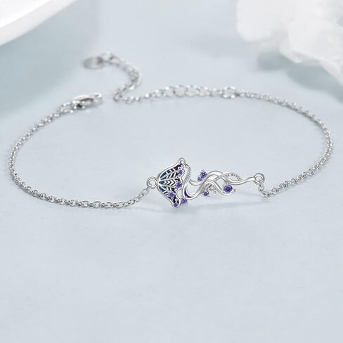 YFN Jellyfish Bracelet 925 Sterling Silver Jellyfish Bracelet Ocean Jewelry Gifts for Women in Saudi Arabia