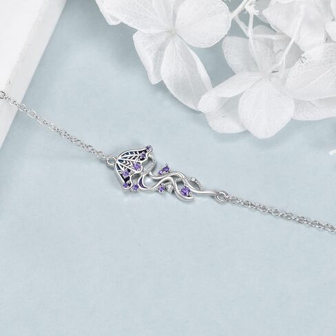 YFN Jellyfish Bracelet 925 Sterling Silver Jellyfish Bracelet Ocean Jewelry Gifts for Women in Saudi Arabia