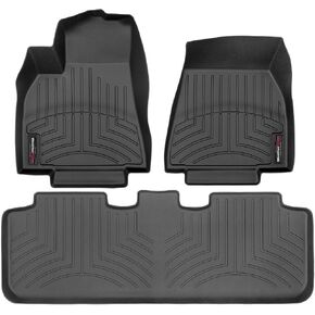 Weathertech مخصص FIRELLONERS لنموذج Tesla Y - الصف الأول والثاني (4416491-4415972) ، أسود in Saudi Arabia