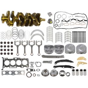G4KJ Engine Rebuild Overhaul Kit with Timing Chain Kit 2.4 Compatible with Sonata Optima Santa Fe Sport Tucson 2011-2019 231112G200 231112G230 in Kuwait