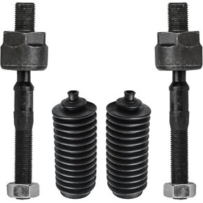 Detroit Axle - أحذية Rods Inner Inner الداخلية لـ Volvo S60 S80 V70 XC70 XC90 ، 2 Link Inner Tie Rod End Links 2 Rack and Pinion Tie Rod Boots 2003 2004 2005 2006 in Kuwait