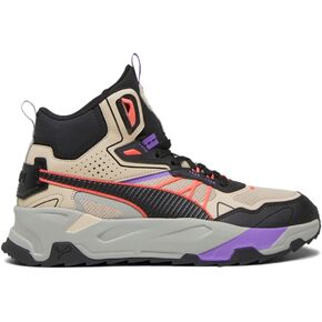PUMA Mens Trinity Mid Hybrid Lace Up Sneakers Shoes Casual - Beige, Grey in Kuwait