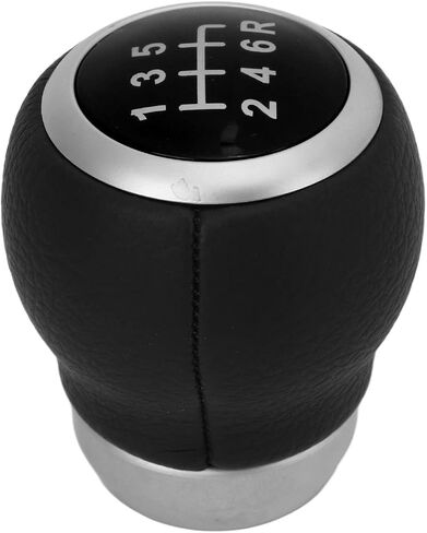 Fydun 6 Speed Gear Shift Knob Gear Shift Handball Manual Artificial Leather Replacement for (Red) in Saudi Arabia