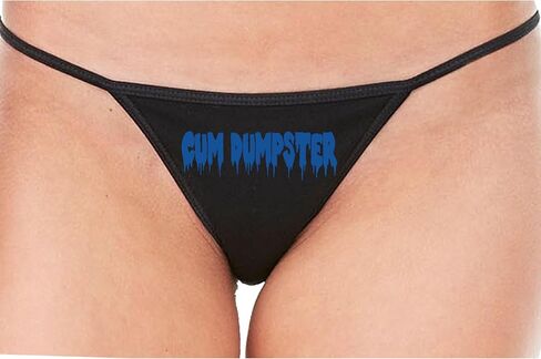 Knaughty Knickers Cum Dumpster - Facial Queen - Bukkake Dump Slut Black String Thong Adult Flirty Fun in Saudi Arabia