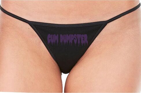 Knaughty Knickers Cum Dumpster - Facial Queen - Bukkake Dump Slut Black String Thong Adult Flirty Fun in Saudi Arabia