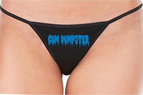 Knaughty Knickers Cum Dumpster - Facial Queen - Bukkake Dump Slut Black String Thong Adult Flirty Fun in Saudi Arabia