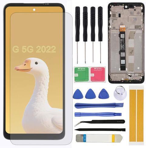 LCD Screen Replacement for Motorola G 5G 2023 6.5" XT2313-3 XT2313-4 XT2313-6 Assembly LCD Display Touch Screen Digitizer Tools with Frame in Kuwait