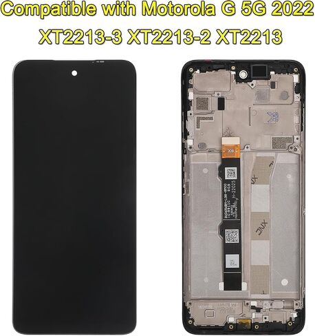 LCD Screen Replacement for Motorola G 5G 2023 6.5" XT2313-3 XT2313-4 XT2313-6 Assembly LCD Display Touch Screen Digitizer Tools with Frame in Kuwait
