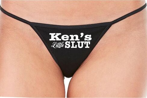 Knaughty Knickers Kens Little Slut Ken Personalized Slutty Bedroom Play Black String Thong Thong Come Flirty Fun in Saudi Arabia