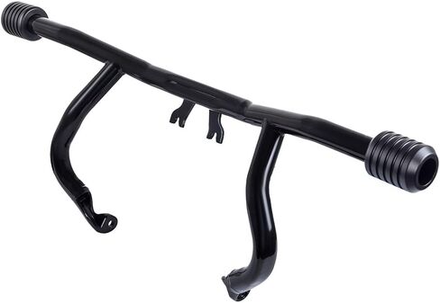 Advanblack 2014-2025 Flat-Out Engine Guard Protek Front Performance High Way Peg One Step Crash Bar for Harley Touring Street Glide Road King Electra Glide Ultra Limited (Gold CNC w/Carbon Inlay) in Saudi Arabia