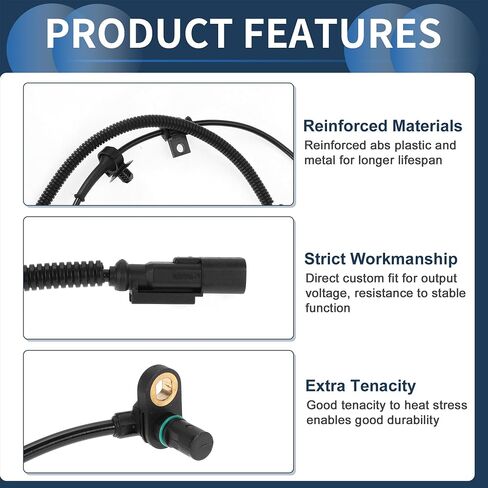 ABS Wheel Speed Sensor Front Left Right ABS Sensor Anti-lock Braking System Sensor No.CL3Z2C204A for Ford F-150 2011-2014 in Saudi Arabia