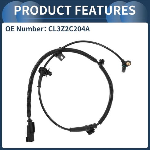 ABS Wheel Speed Sensor Front Left Right ABS Sensor Anti-lock Braking System Sensor No.CL3Z2C204A for Ford F-150 2011-2014 in Saudi Arabia