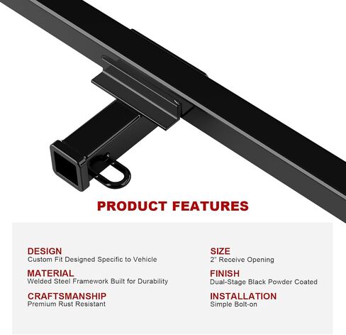 APS Assembly Class 3 Trailer Hitch 2 Inches Receiver Tube Towing Hitch Compatible with Isuzu Hombre 1996-2020 in Saudi Arabia