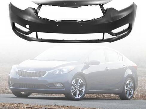Front Bumper Cover fit for 2014-2016 Kia Forte，for 2014-2016 Kia Forte5 Bumper Painted To Match W/o Parking Aid Sensor Holes 86511A7000 in Saudi Arabia