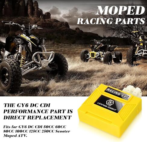 GY6 6 Pin DC CDI Box High Performance Racing Part Digital Adjustable 9 Ignition Curves fit for GY6 50cc 150cc 250cc Scooter Moped ATV Bike Motorcycle Parts in Saudi Arabia