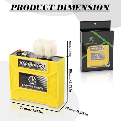 GY6 6 Pin DC CDI Box High Performance Racing Part Digital Adjustable 9 Ignition Curves fit for GY6 50cc 150cc 250cc Scooter Moped ATV Bike Motorcycle Parts in Saudi Arabia