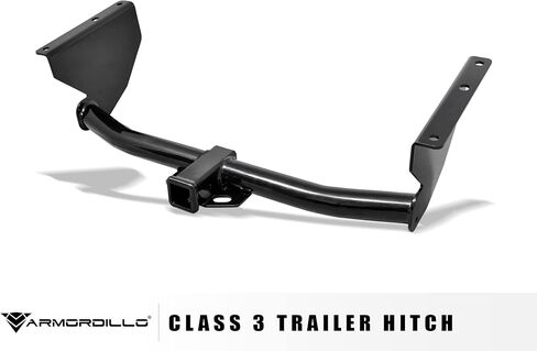 Armordillo Class 3 Trailer Hitch 2-Inch Receiver with Loaded Ball Mount|Compatible with 1999-2004 Jeep Grand Cherokee|8736500|Tow Hitch|Gloss Black in Saudi Arabia