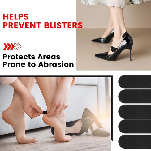 100 PCS Blister Prevention Tape, 5 Colors 1.2in x 3.5in Blister Tape, Precut Blister Bandages for Toes, Heels, Foot Surfaces, Fingers in Kuwait