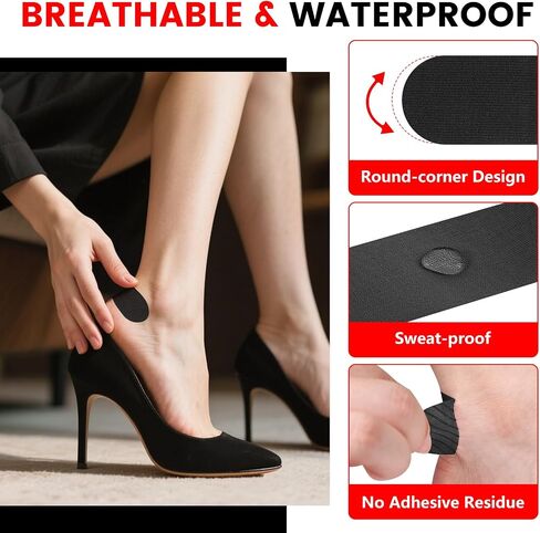 100 PCS Blister Prevention Tape, 5 Colors 1.2in x 3.5in Blister Tape, Precut Blister Bandages for Toes, Heels, Foot Surfaces, Fingers in Kuwait
