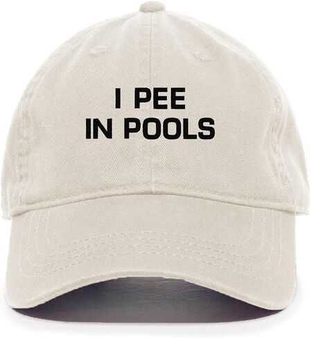 I Pee in Pools Baseball Cap Embroidered Cotton Adjustable Dad Hat in Saudi Arabia