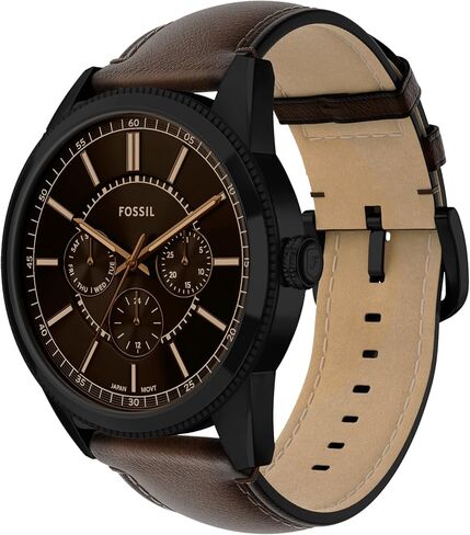 Fossil Men's Pearson Multifunction Leather Watch (Model: FS6138) in Saudi Arabia