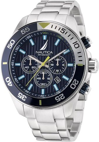 Nautica Men's Napnos304 واحد سوار معاد تدويره (85 ٪) in Saudi Arabia