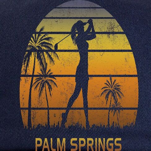 CafePress Retro Palm Springs Women's Golf G Adjustable Baseball Cap in Saudi Arabia