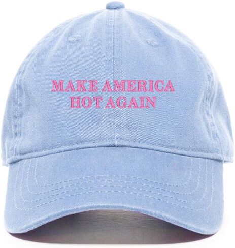 Make America Hot Again Embroidered Baseball Cap Cotton Adjustable Dad Hat in Saudi Arabia