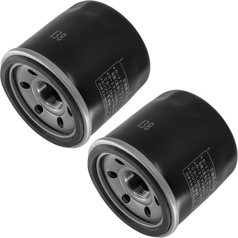 Caltric 2 Pack Oil Filter Compatible with Suzuki Vs750 Vs-750 Intruder 750 Gsxr750 Gsr750 1987-2013 in Saudi Arabia