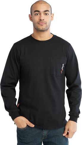 Timberland PRO Men's Fr Cotton Core Flame Resistant Long-Sleeve Pocket T-Shirt in Saudi Arabia