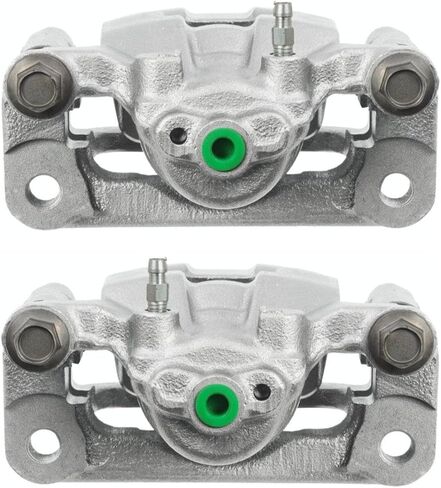 AutoShack Rear Brake Calipers Set of Assembly with Bracket Replacement for 2007-2019 Nissan Sentra 2011-2017 Juke 1.6L 1.8L 2.5L AWD FWD Driver and Passenger Side BC30280PR in Saudi Arabia