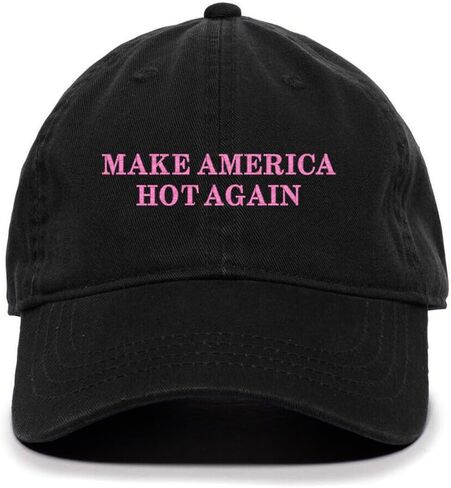 Make America Hot Again Embroidered Baseball Cap Cotton Adjustable Dad Hat in Saudi Arabia