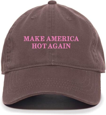 Make America Hot Again Embroidered Baseball Cap Cotton Adjustable Dad Hat in Saudi Arabia