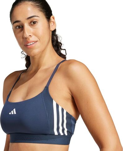 adidas Women's Hyperglam Ribbed Training Bralette in Saudi Arabia