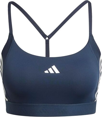 adidas Women's Hyperglam Ribbed Training Bralette in Saudi Arabia