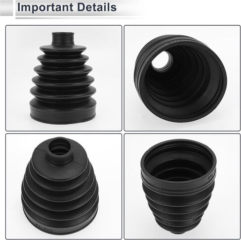 Outer CV Joint Boot Kit for BMW X3 2011-2017 for BMW X5 2014-2018 Strong Durable Constant Velocity Joint Boot No.31607608096 W/Clamps Rubber 1 Set in Saudi Arabia