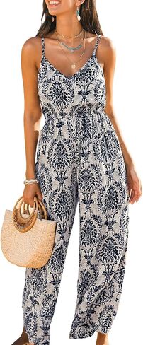 Cupshe Women's Romper v Neck Cami Cami مرونة في الخصر in Saudi Arabia