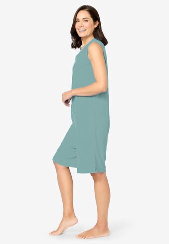 Dreams & Co. Plus Size Zip-Front Terry Romper in Saudi Arabia