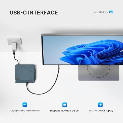 P5 Mini PC ، AMD Ryzen 7 6800H (8C/16T ، حتى 4.7 جيجا هرتز) ، 32 جيجابايت DDR5 512GB SSD ، Radeon 680M ، تصميم الألومنيوم المدمج Windows 11 Pro Desktop Computer Support USB4/8K UHD/WI-FI 6E/Bluetooth 5.2 in Kuwait