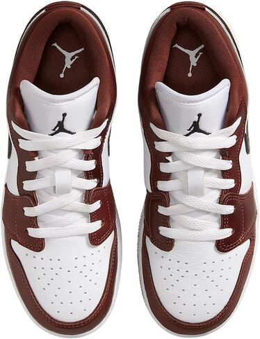 Air Jordan 1 Low SE Big Kids 'أحذية (HF3188-102 ، أبيض/مظلم/أسود) in Saudi Arabia