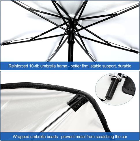 Riakrum Patriotic Eagle American Flag Car Windshield Sun Shade Umbrella Foldable UV Ray Windshield Sun Shade Car Front Window Sunshade Keep Vehicle Cool Heat Reflector, Fit Various Size in Saudi Arabia